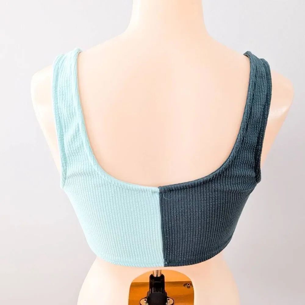 Wild Fable Color Block Crop Top - Picture 5 of 7